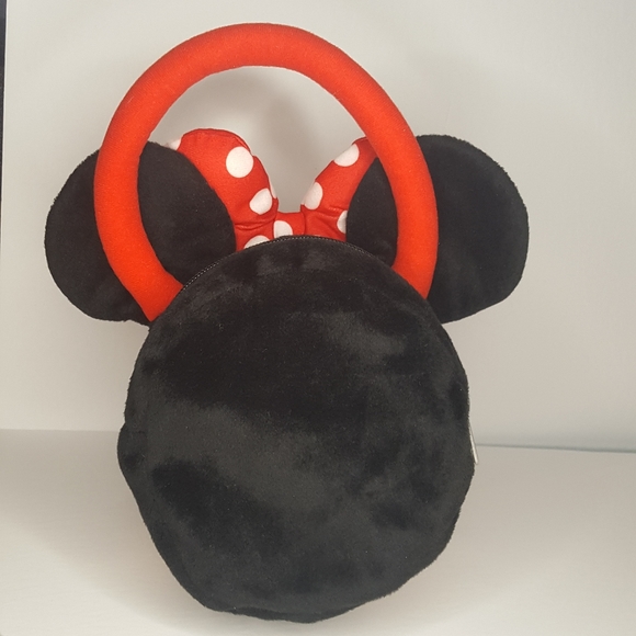 Disney Minnie Mouse Plush Head Purse Handbag Ruz - Picture 3 of 5